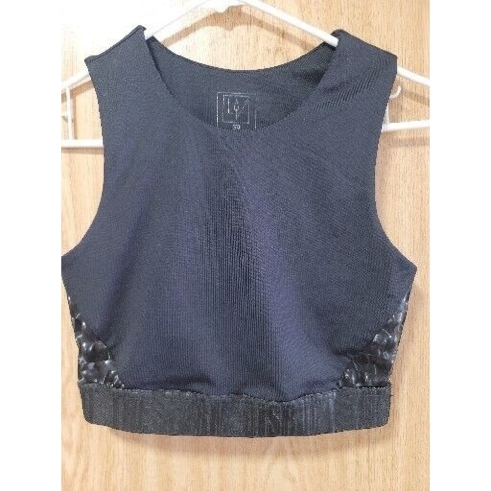 Lime & Vine Womens Black Sports Bra~Size XS